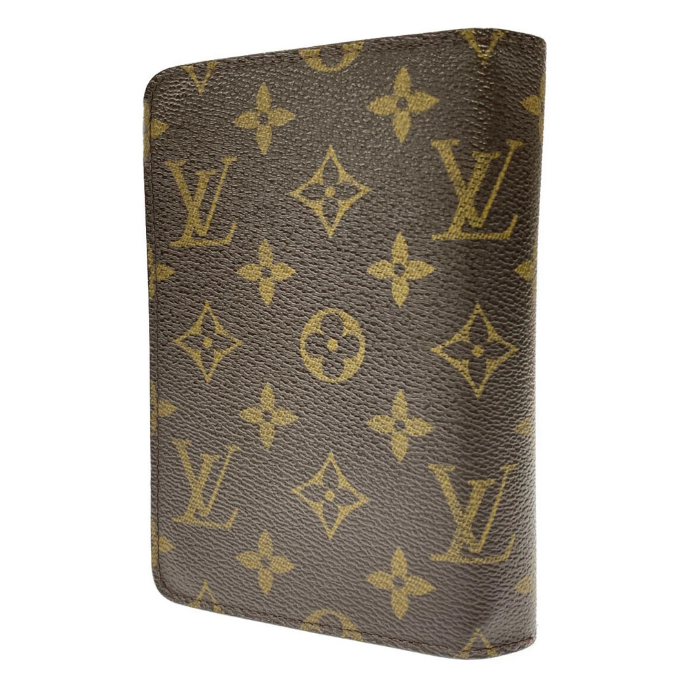 Louis Vuitton Bi fold Wallet Notebook Portefeuille Papier Zip Monogram